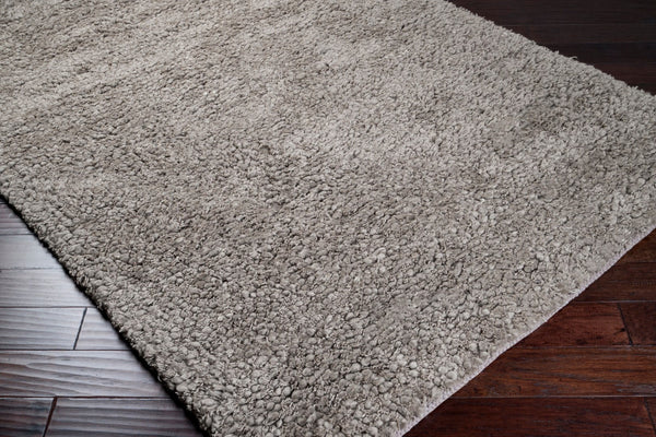 Surya Metropolitan Handmade High Pile Rug 2'6" X 8' - Durable Nz Wool, Modern Decor, One Year Warranty Medium Gray Nz Wool Met8686-268