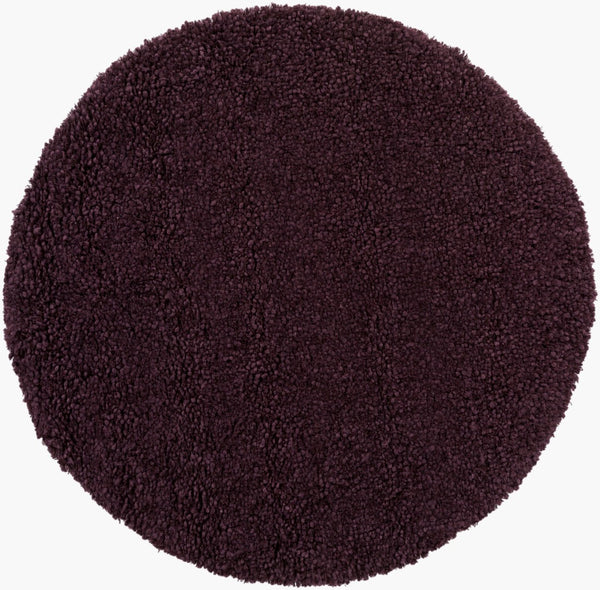 Surya Metropolitan Handmade High Pile Rug 2'6" X 8' - Durable Nz Wool, Modern Decor, One Year Warranty Plum Nz Wool Met8688-8rd