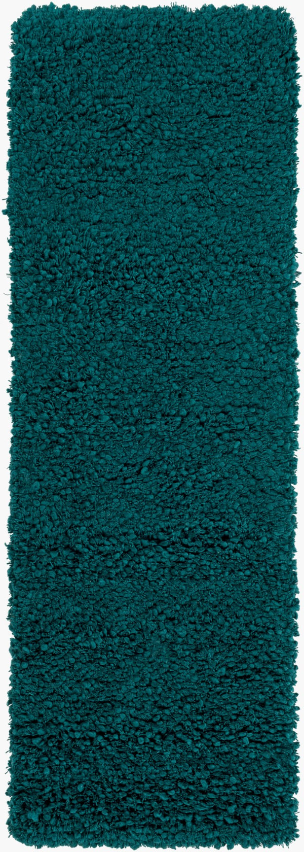 Surya Metropolitan Handmade High Pile Rug 2'6" X 8' - Durable Nz Wool, Modern Decor, One Year Warranty Deep Teal Nz Wool Met8689-268