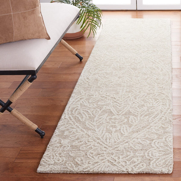 Safavieh Metro 887 Hand Tufted Transitional Rug Beige / Ivory MET887B-8