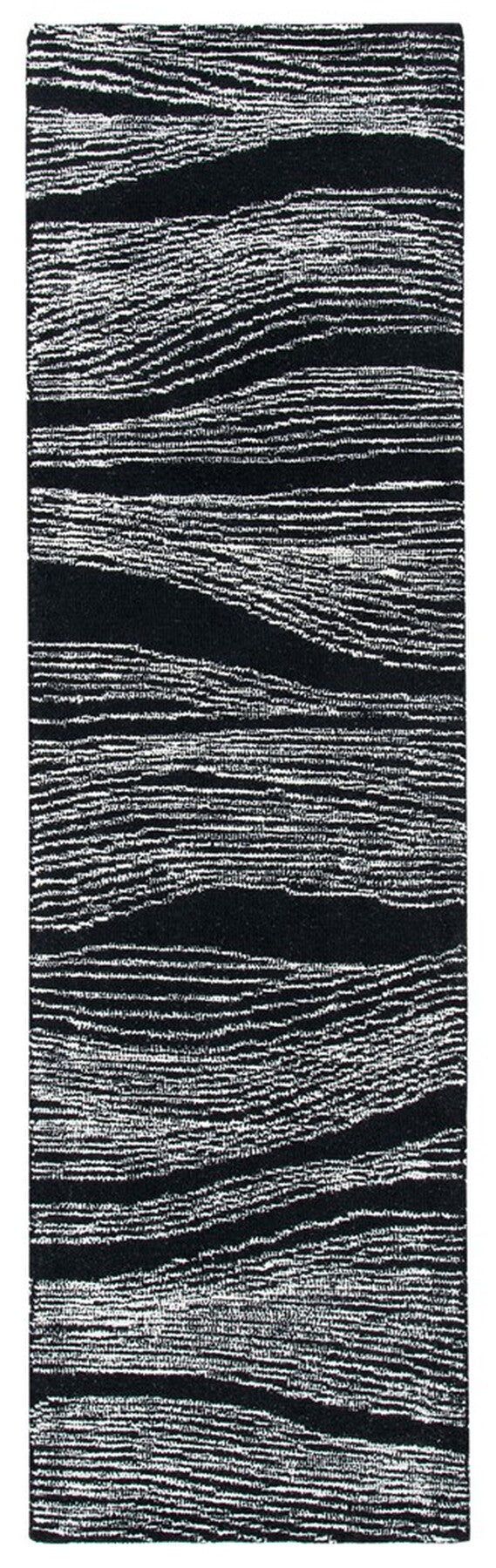 Safavieh Metro 995 Hand Tufted  Rug Black / Ivory MET995Z-9