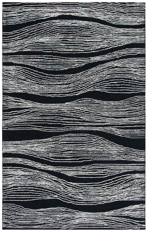 Safavieh Metro 995 Hand Tufted  Rug Black / Ivory MET995Z-9