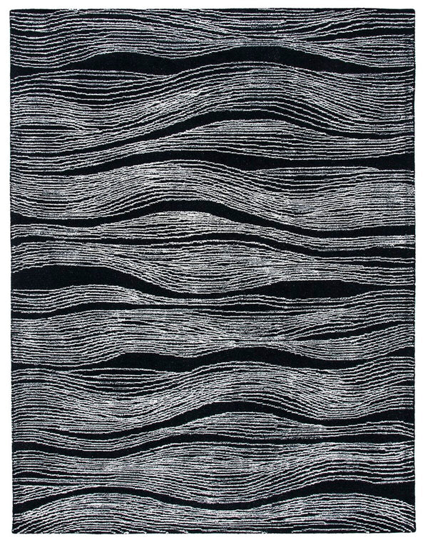 Safavieh Metro 995 Hand Tufted  Rug Black / Ivory MET995Z-9