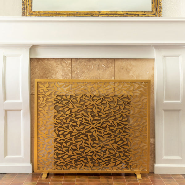 Park Hill Floral Vine Pattern Fire Screen ERR26053