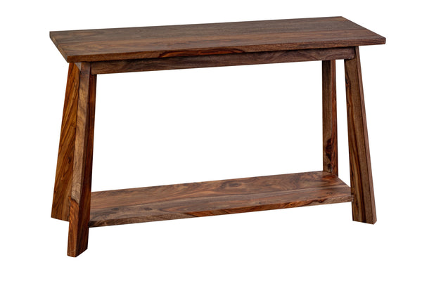 Porter Designs Kalispell Solid Sheesham Wood Console Table - Timeless Arts & Crafts Elegance Brown Wood 05-196-10-2439