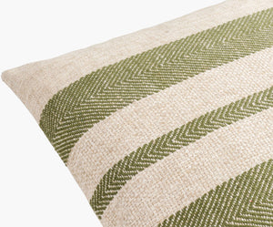 Surya Mobley Modern 18" Accent Pillow - Chic Cotton & Linen Blend For Stylish Home Decor & Comfort Light Beige Cotton,Linen,Viscose,Cotton Mey001-1818