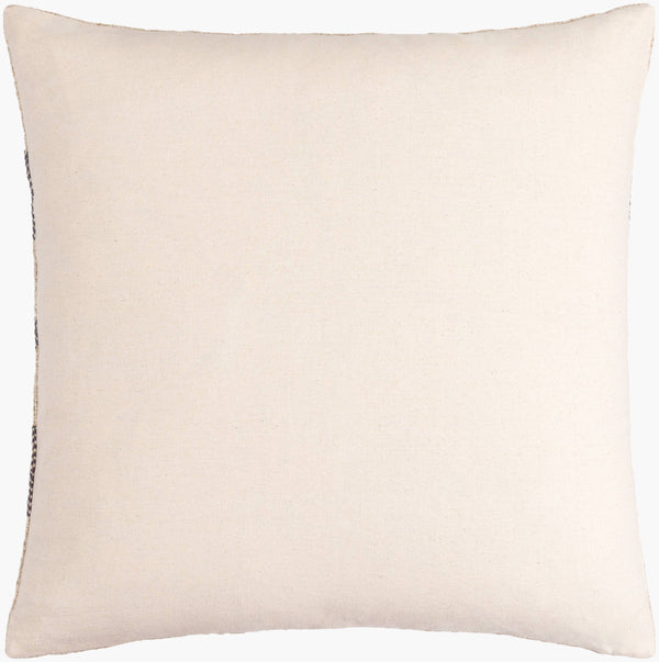 Surya Mobley Modern 18" Accent Pillow - Chic Cotton & Linen Blend For Stylish Home Decor & Comfort Light Beige Cotton,Linen,Viscose,Cotton Mey003-2020p