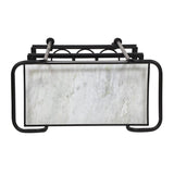 Christopher Knight Home® - Noble House - Henri Modern Glam 3 Tier Bar Cart with Marble Shelving