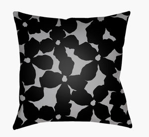 Livabliss Moody Botanical Woven Polyester Throw Pillow Rich Floral Pattern Square Accent MF001-2222