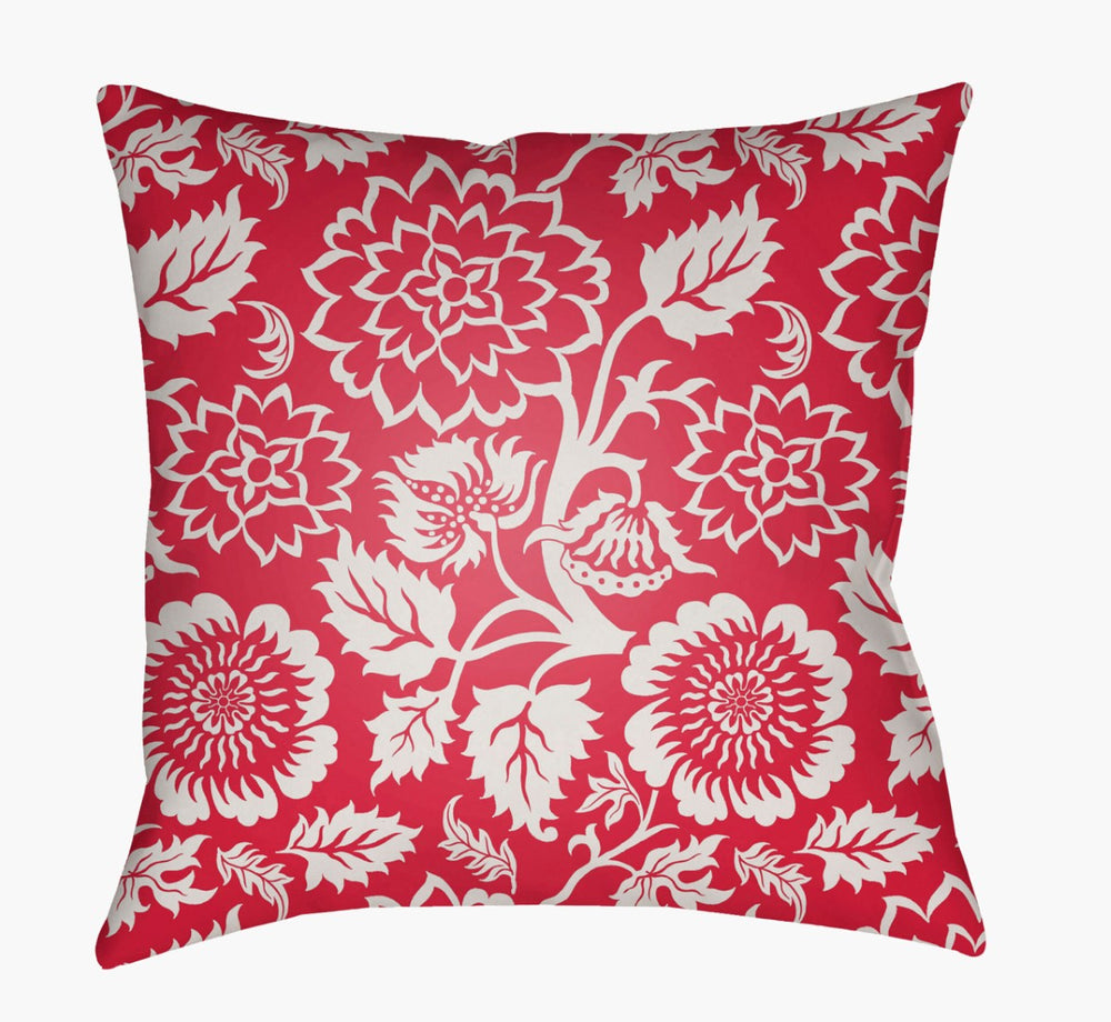 Livabliss Moody Botanical Woven Accent Pillow Muted Floral Design for Sofas and Armchairs MF020-2222