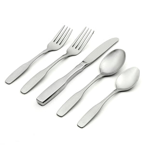 Lenox Oneida Paul Revere 5 Piece Fine Flatware Place Setting, Service for 1 Metallic, STAINLESS METAL 2640005A