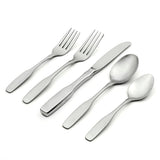 Lenox Oneida Paul Revere 5 Piece Fine Flatware Place Setting, Service for 1 Metallic, STAINLESS METAL 2640005A