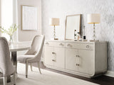 Brighton 4-Door Buffet with Storage Drawers White, North Star Finish P378302 Pulaski Furniture