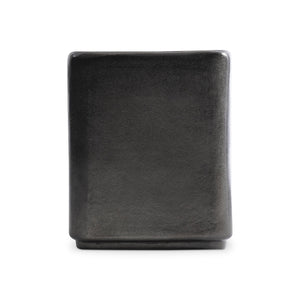 Bernhardt Bernhardt Juri Square Accent Table In Graphite Cast Aluminum — Modern Sculptural Occasional Table, Durable 347417