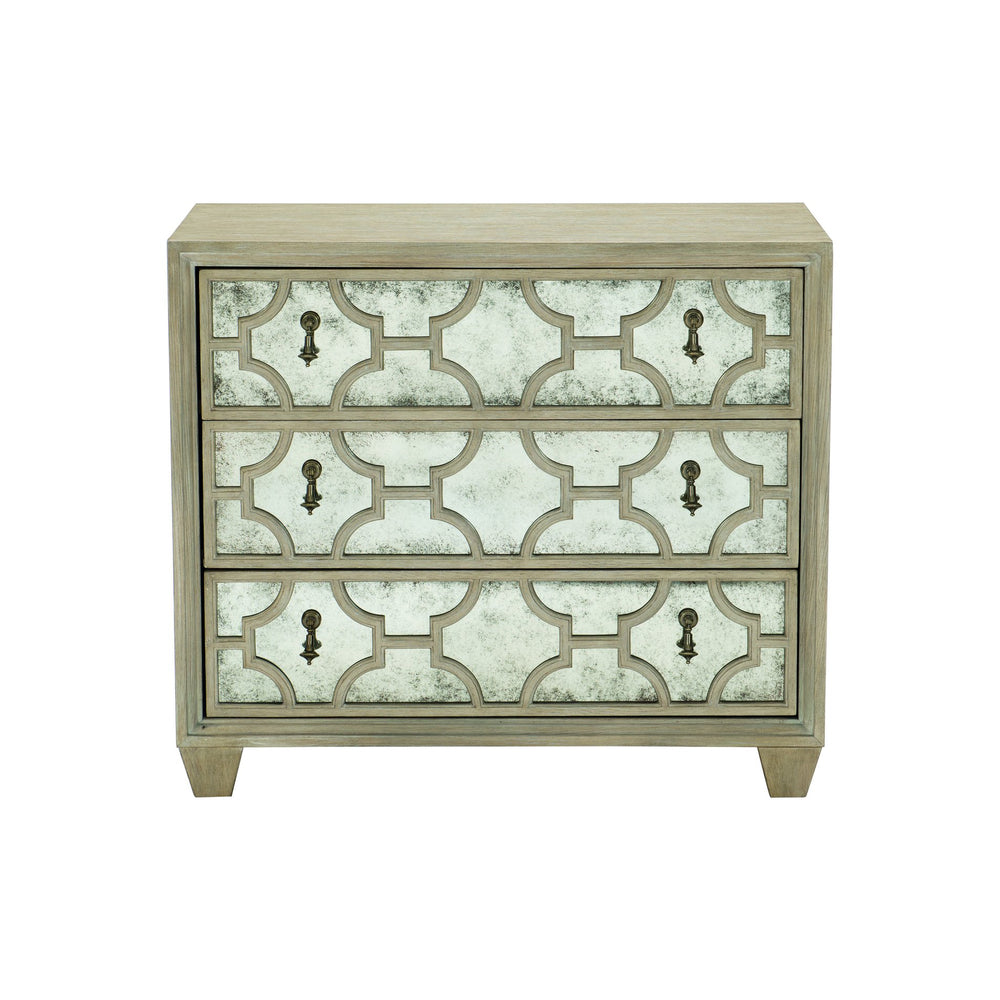 Bernhardt Bernhardt White Raffia Serving Tray By Jamie Merida — Coastal Wooden Trim, Lightweight Durable 28" 385232