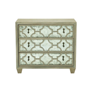 Bernhardt Bernhardt White Raffia Serving Tray By Jamie Merida — Coastal Wooden Trim, Lightweight Durable 28" 385232