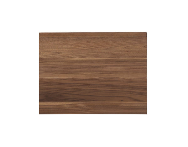 A.R.T. Furniture Bobby Berk Wenck Nightstand - Contemporary Walnut Finish With Unique V-cut Drawer & Open Shelf Design Brown, Black Material, Parawood Solids & Oak Veneer & Metal Plate 239143-1803