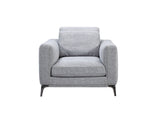 VIG Furniture Divani Casa Beaman - Modern Grey Fabric Sofa Set VGMB-C021-SOFA-SET-GRY