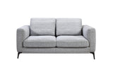 VIG Furniture Divani Casa Beaman - Modern Grey Fabric Sofa Set VGMB-C021-SOFA-SET-GRY