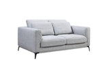 VIG Furniture Divani Casa Beaman - Modern Grey Fabric Sofa Set VGMB-C021-SOFA-SET-GRY