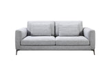 VIG Furniture Divani Casa Beaman - Modern Grey Fabric Sofa Set VGMB-C021-SOFA-SET-GRY