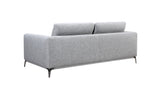 VIG Furniture Divani Casa Beaman - Modern Grey Fabric Sofa Set VGMB-C021-SOFA-SET-GRY