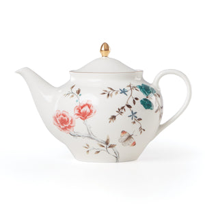 Lenox Sprig & Vine Teapot Multi, WHITE PORCELAIN 890730