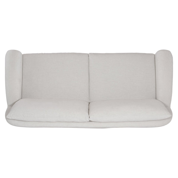 Bernhardt Bernhardt Asher Sculpted Fabric Sofa With Deep Seats, Curved Arms & Plush Back Cushions, Customizable - Made to Order P1056A