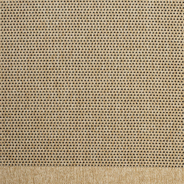 Livabliss Mirage Flatweave Polypropylene Rug Turkish Crafted with Fringe for Farmhouse Spaces Tan, Black 2'2" x 3'9" MGE2302-2745