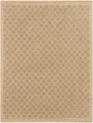 Livabliss Mirage Flatweave Polypropylene Area Rug with Fringe Farmhouse Cottage Boho Entryway Tan, Dark Brown 7'10" x 10' MGE2310-71010