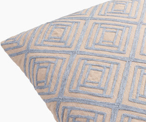 Surya Meghan 18" Cotton Accent Pillow - Modern Minimalist Chic For Sofa, Bed Or Chair, Easy Care Style Tan Cotton,Cotton Mgh001-2020p