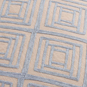 Surya Meghan 18" Cotton Accent Pillow - Modern Minimalist Chic For Sofa, Bed Or Chair, Easy Care Style Tan Cotton,Cotton Mgh001-2020p