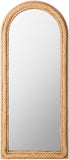 Magdalen MGL-003 70"H x 30"W x 3"D Full Length Mirror MGL003-7030  Frame: Brown Surya