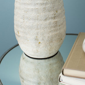 Surya Maggie Elegant 27" Traditional Accent Table Lamp With Natural Linen Shade - Classic Home Decor Body, Ivory,Finial, Ivory,Harp, Metallic ,Nickel Resin,Linen Mglp-001