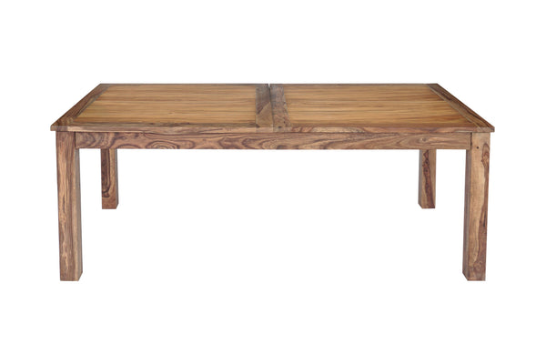 Porter Designs Porter Urban Solid Sheesham Wood Double Leaf Dining Table - Versatile Seating & Modern Style Brown Wood 07-117-01-1129