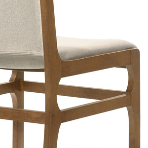 English Elm Christopher Knight Home® - DINING Chair Upholstered Rubberwood Frame Modern Contemporary Design Comfortable Seating Set Wheat 73421.00WHEAT