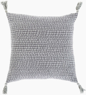 Surya Madagascar Mgs-001 18” Accent Pillow - Durable Cotton Design For Modern Home Decor Revitalization Slate Cotton,Cotton Mgs003-2222p