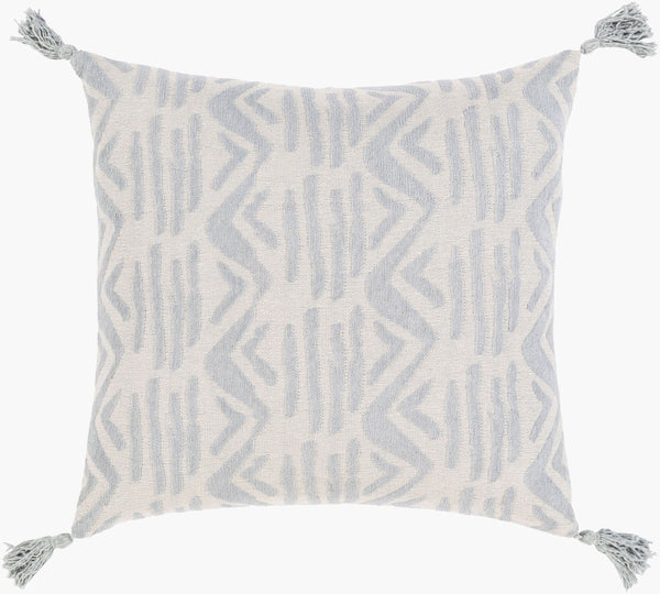 Surya Madagascar Mgs-001 18” Accent Pillow - Durable Cotton Design For Modern Home Decor Revitalization Slate Cotton,Cotton Mgs004-2222