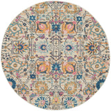 Nourison Passion PSN01 Machine Made Power-loomed No Border Indoor Only Bohemian Transitional Rug Ivory,Multi, Ivory Multicolor 100% Polypropylene 99446809209