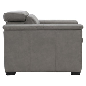 Bernhardt Bernhardt Lioni Power Recliner Chair — Leather, Motorized Head/Foot, Usb Charging, Supportive Bustle Back 9562RO