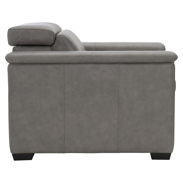 Bernhardt Bernhardt Lioni Power Recliner Chair — Leather, Motorized Head/Foot, Usb Charging, Supportive Bustle Back 9562RO