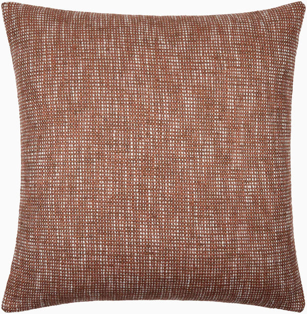 Surya Margay Mgy-001 Luxurious 18" Accent Pillow - Soft Cotton Blend, Intricate Detail, Easy Care! Brown Polyester,Cotton,Cotton Mgy001-2222d