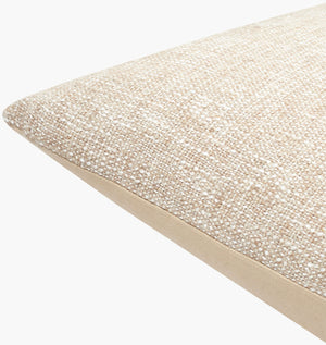 Surya Margay Mgy-001 Luxurious 18" Accent Pillow - Soft Cotton Blend, Intricate Detail, Easy Care! Tan Polyester,Cotton,Cotton Mgy005-1818d