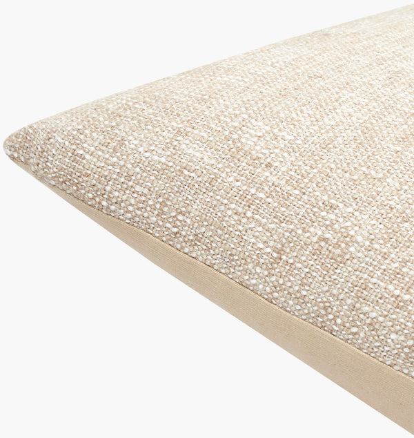 Surya Margay Mgy-001 Luxurious 18" Accent Pillow - Soft Cotton Blend, Intricate Detail, Easy Care! Tan Polyester,Cotton,Cotton Mgy005-1818d