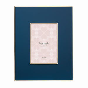 Lenox Kate Spade Make It Pop 4X6 Frame Blue, NAVY METAL 894699