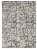 Nourison Calvin KleinCK950 Rush CK952 Machine Made Power-loomed No Border Indoor Only Modern  Rug Ivory,Grey, Ivory Grey High Pile, 100% Polypropylene,Low Pile, 100% Polyester 99446819055