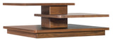 Burrow Tiered Coffee Table M07-80110-85 Brown Hooker Furniture