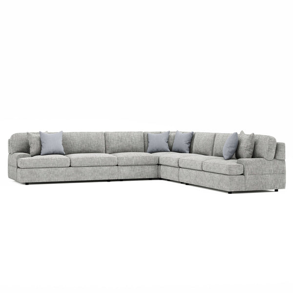 Bernhardt Bernhardt Serena Sectional With Low-Profile Frame And Deep Cushions For Modern Comfort And Style - Made to Order Grey K2042