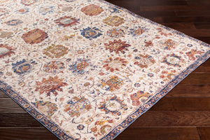 Livabliss Mahal Persian Medallion Area Rug Machine Woven Polyester for Formal Living Spaces MHL2305-96136