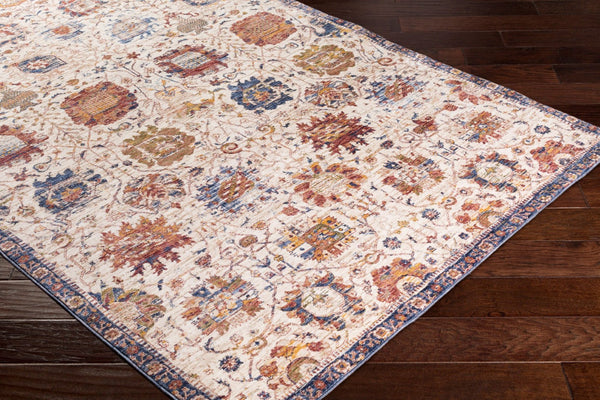 Livabliss Mahal Persian Medallion Area Rug Machine Woven Polyester for Formal Living Spaces MHL2305-96136